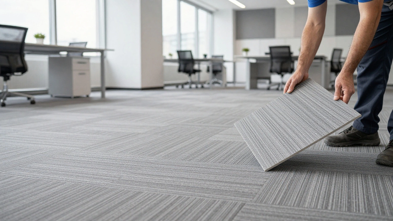 Kobercové dlaždice: modulární a praktické řešení pro domácnosti i kanceláře