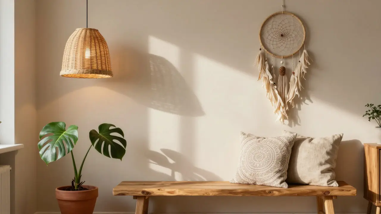 Boho styl v interiéru: jak dosáhnout kreativity, vzorů a svobody bez chaosu