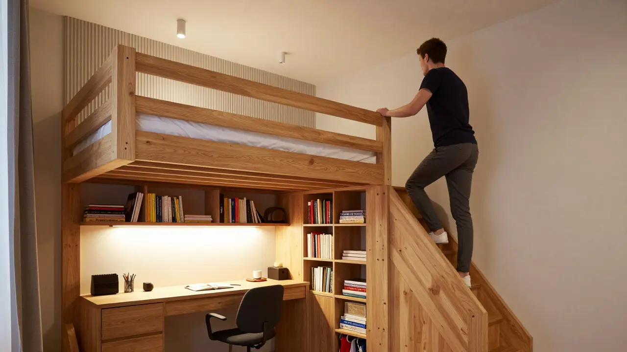 Využití výšky místnosti: jak loftová patra a police zvýší úložný prostor bez přestavby