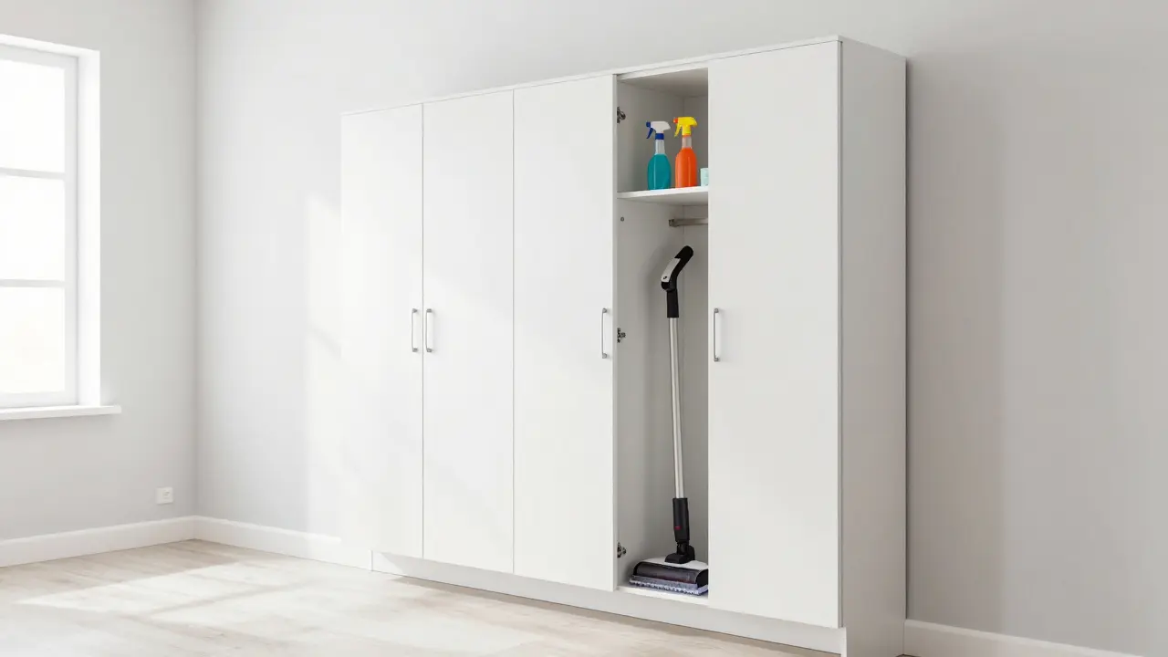 Jak vybrat úklidovou skříň a konečně zproviderskout mopy a vysavač