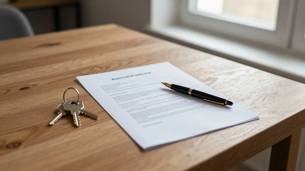 Rezervační smlouva na nemovitost: Kompletní kontrolní seznam a právní minimum