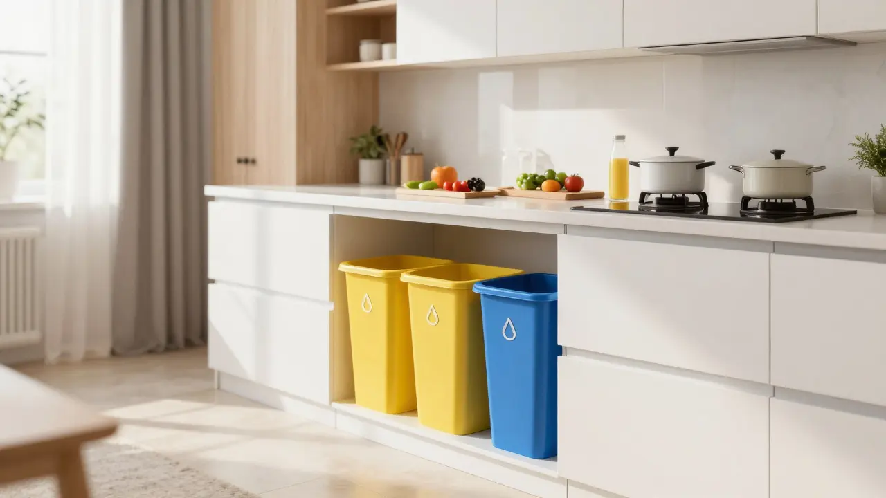 Třídění odpadu v kuchyni: Jak efektivně organizovat separaci odpadů