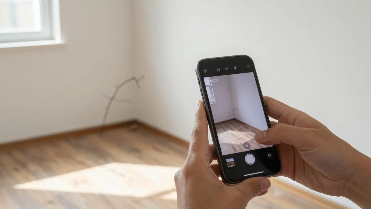 Fotografování vad v bytě pro předávací protokol