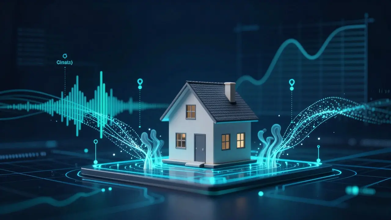 Abstract data streams analyzing house value attributes