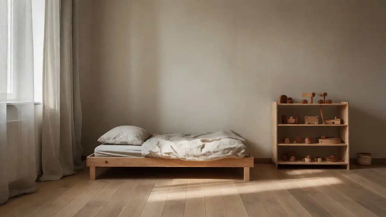 Montessori dětský pokoj: Průvodce samostatností a klidem