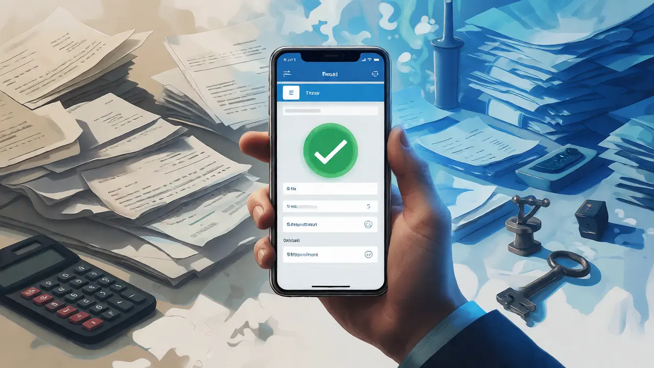 Smartphone s aplikací pro vyúčtování nahrazuje staré papírové faktury.